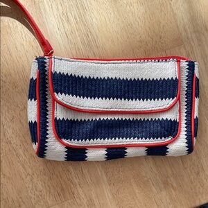Vera Bradley Raffia Nautical Wristlet